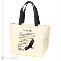 To My Son Eagle Sometimes Its Hard To Find Words Gift From Mom To Son Tote Bag thumb 3