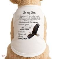 To My Son Eagle Sometimes Its Hard To Find Words Gift From Mom To Son Doggie Tank thumb 0