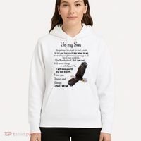 To My Son Eagle Sometimes Its Hard To Find Words Gift From Mom To Son Hoodie thumb 5