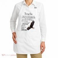 To My Son Eagle Sometimes Its Hard To Find Words Gift From Mom To Son Apron thumb 2