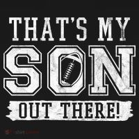 Thats My Son Out There Football Parent Women's Hoodie thumb 2