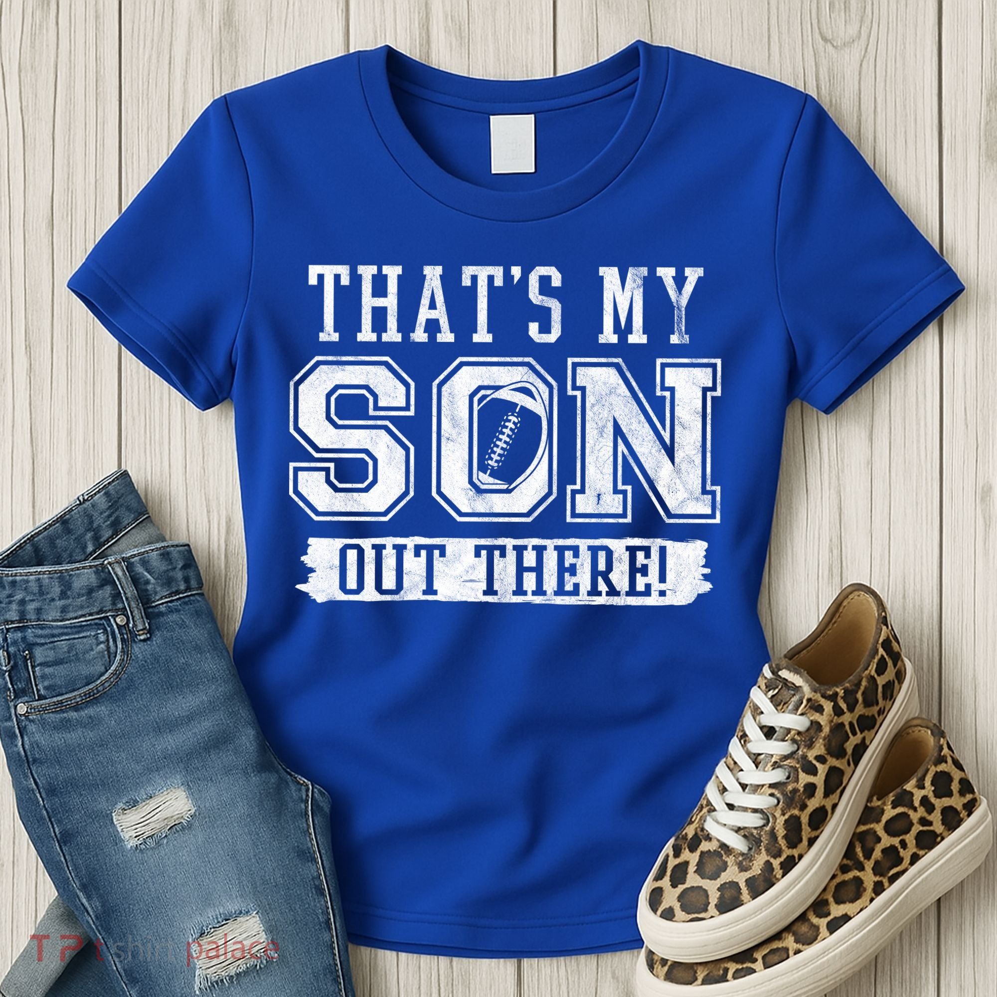 Thats My Son Out There Football Parent Women's T-Shirt