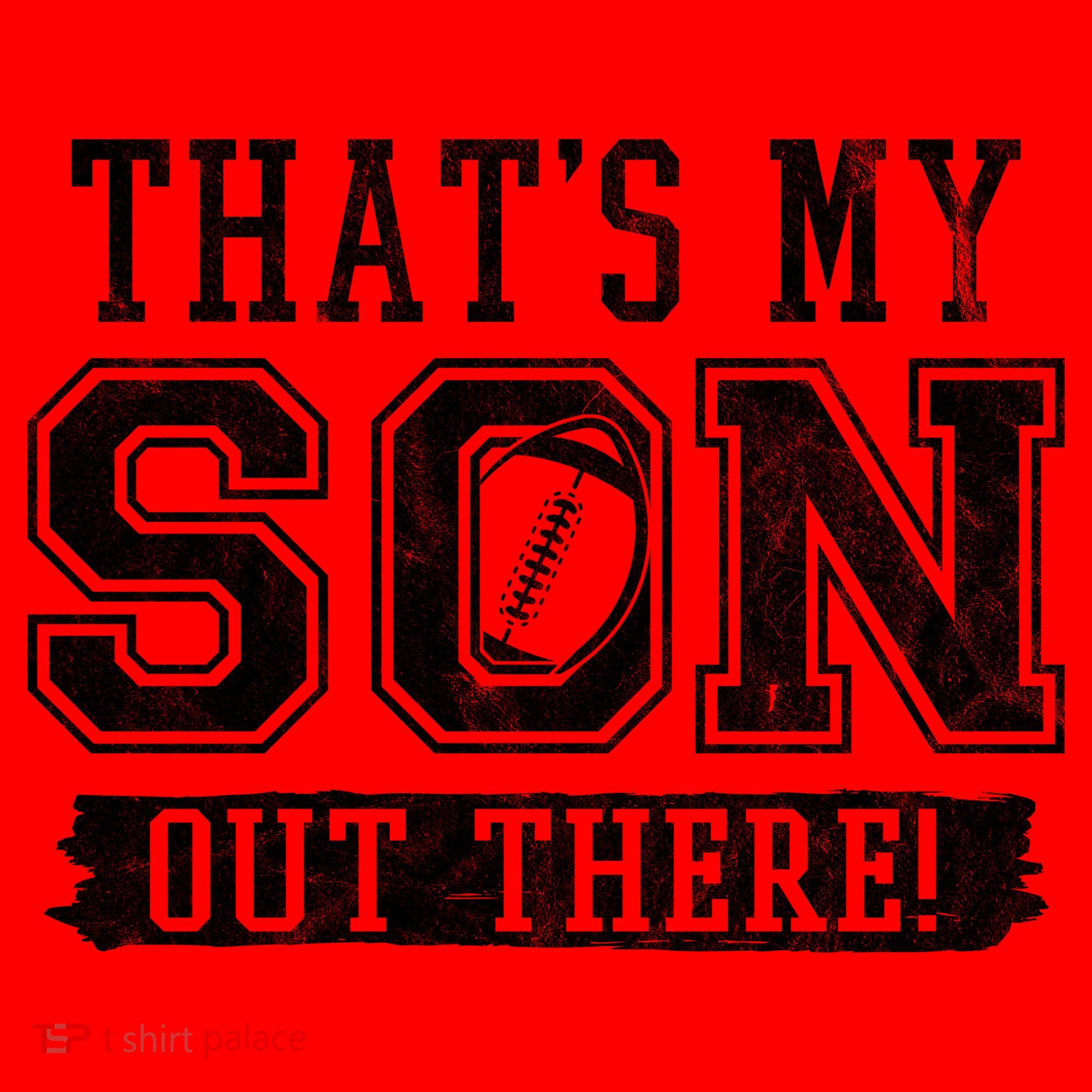 Thats My Son Out There Football Parent Santa Hat