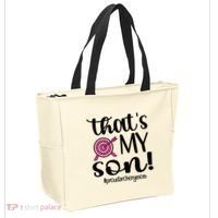 That's My Son Proud Archery Mom Of An Archer Mama Gift Tote Bag thumb 2