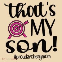 That's My Son Proud Archery Mom Of An Archer Mama Gift Tote Bag thumb 4