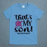 That's My Son Proud Archery Mom Of An Archer Mama Gift T-Shirt thumb 4