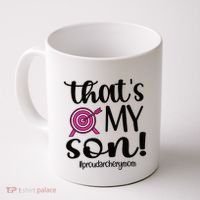 That's My Son Proud Archery Mom Of An Archer Mama Gift Coffee Mug thumb 0