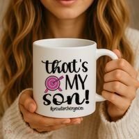 That's My Son Proud Archery Mom Of An Archer Mama Gift Coffee Mug thumb 3
