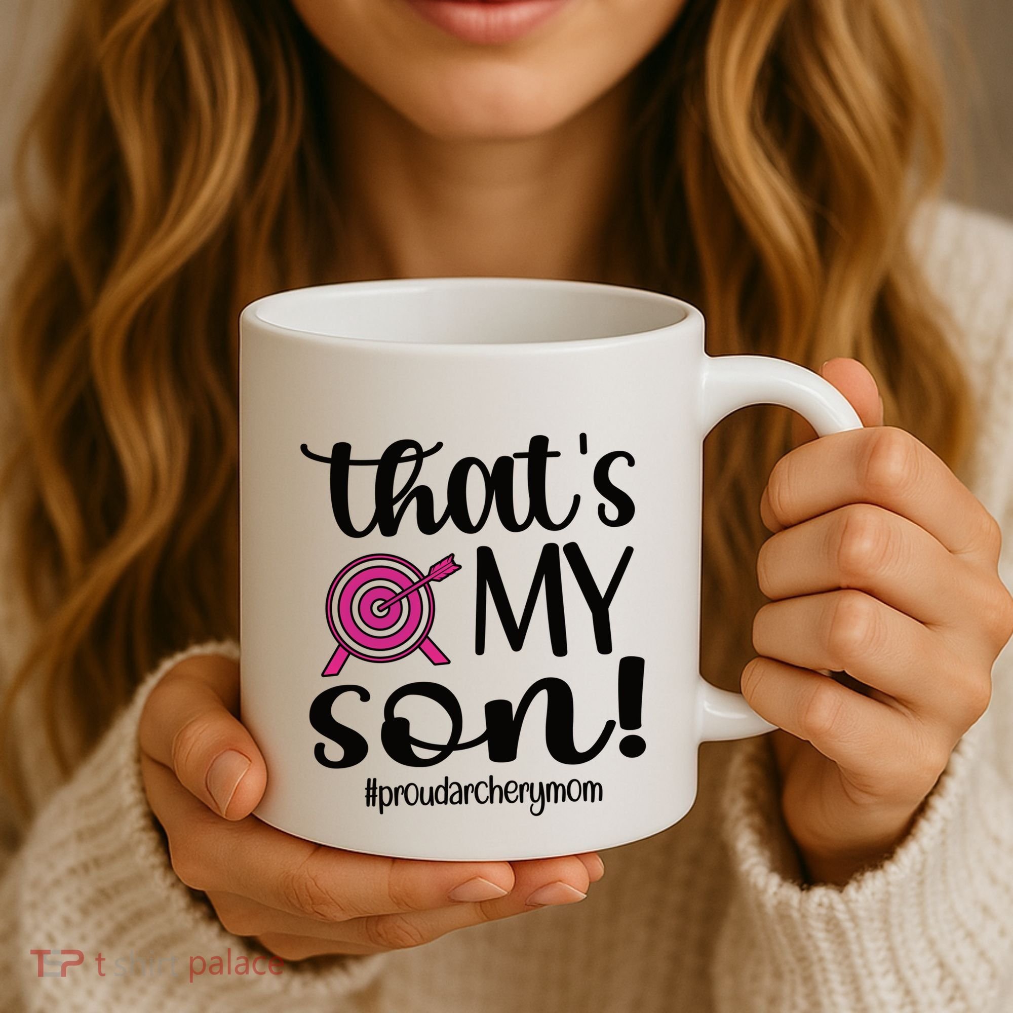 That's My Son Proud Archery Mom Of An Archer Mama Gift Coffee Mug