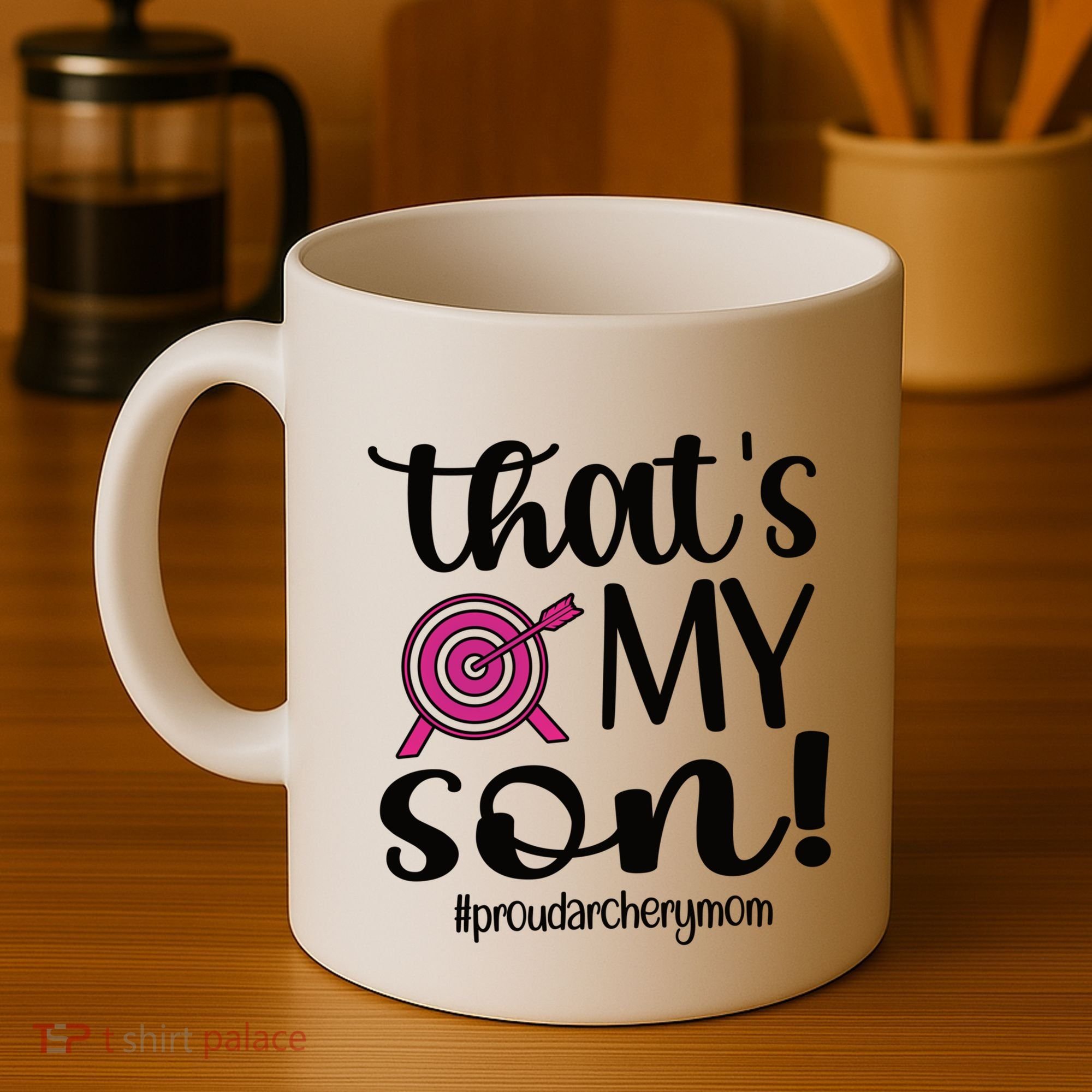 That's My Son Proud Archery Mom Of An Archer Mama Gift Coffee Mug