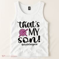 That's My Son Proud Archery Mom Of An Archer Mama Gift Tank Top thumb 2