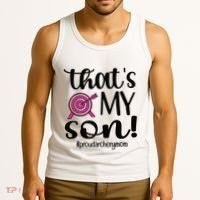 That's My Son Proud Archery Mom Of An Archer Mama Gift Tank Top thumb 3
