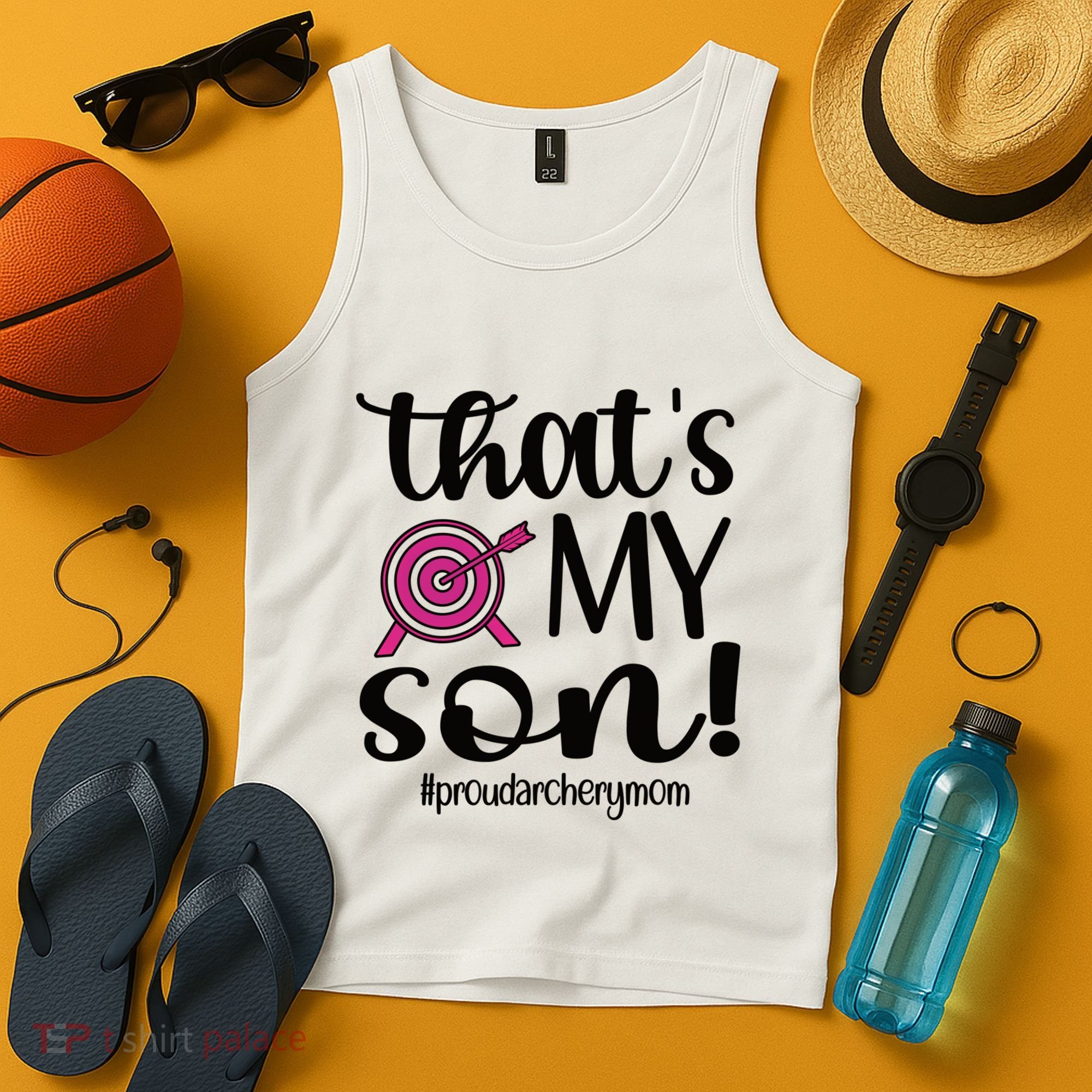 That's My Son Proud Archery Mom Of An Archer Mama Gift Tank Top