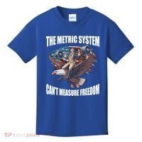 The Metric System Cant Measure Freedom Funny 4th Of July Kids T-Shirt thumb 0