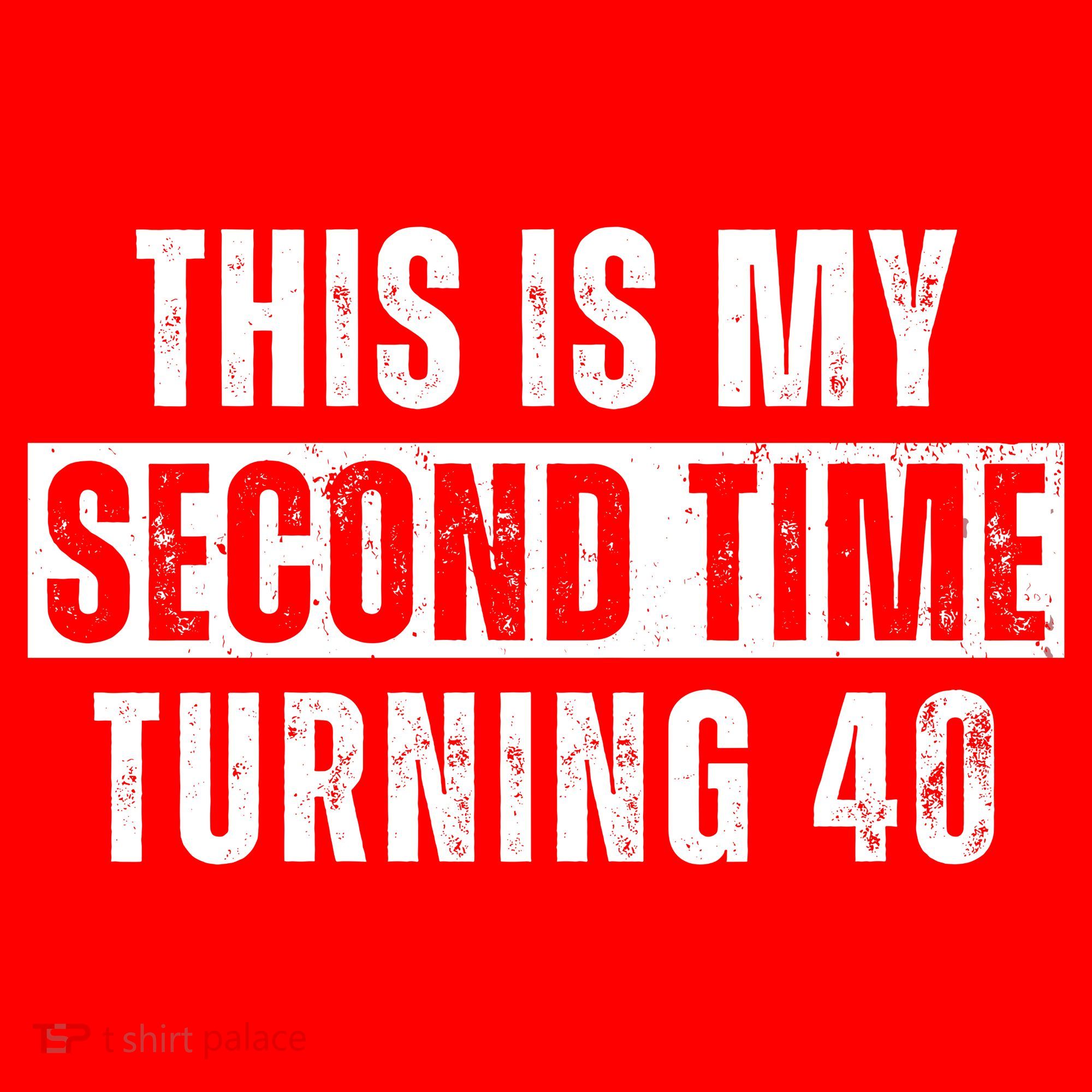 This My Second Time Turning 40 Funny 80th Birthday Old Gift Santa Hat