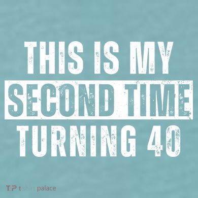 This My Second Time Turning 40 Funny 80th Birthday Old Gift Sueded Cloud Jersey T-Shirt
