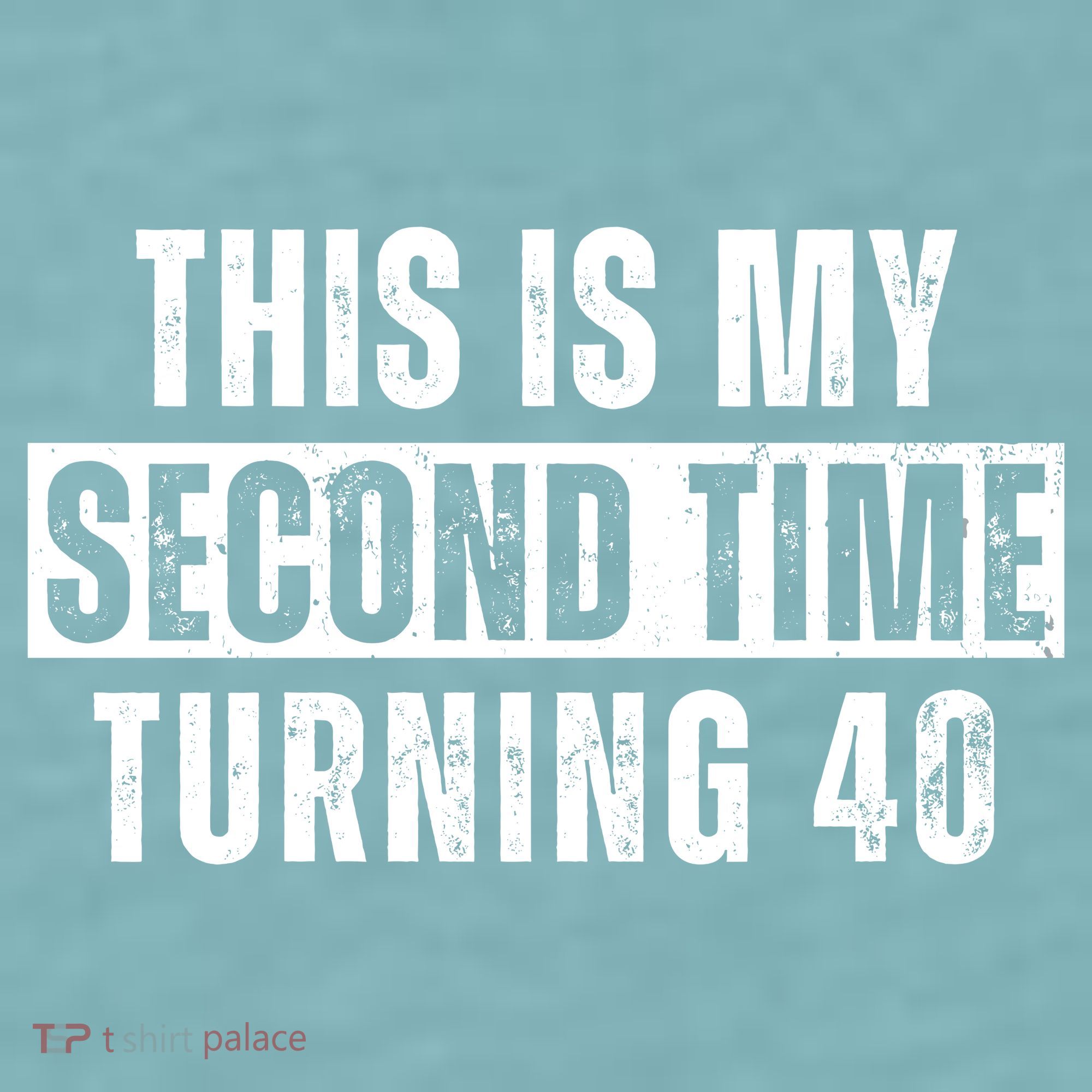 This My Second Time Turning 40 Funny 80th Birthday Old Gift Sueded Cloud Jersey T-Shirt