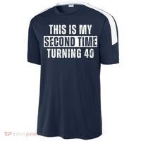 This My Second Time Turning 40 Funny 80th Birthday Old Gift Sport-Tek Competitor United Soccer Jersey thumb 2
