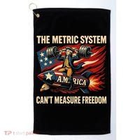The Metruc System Can't Measure Freedom Golf Towel thumb 0