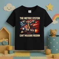 The Metruc System Can't Measure Freedom Toddler T-Shirt thumb 3