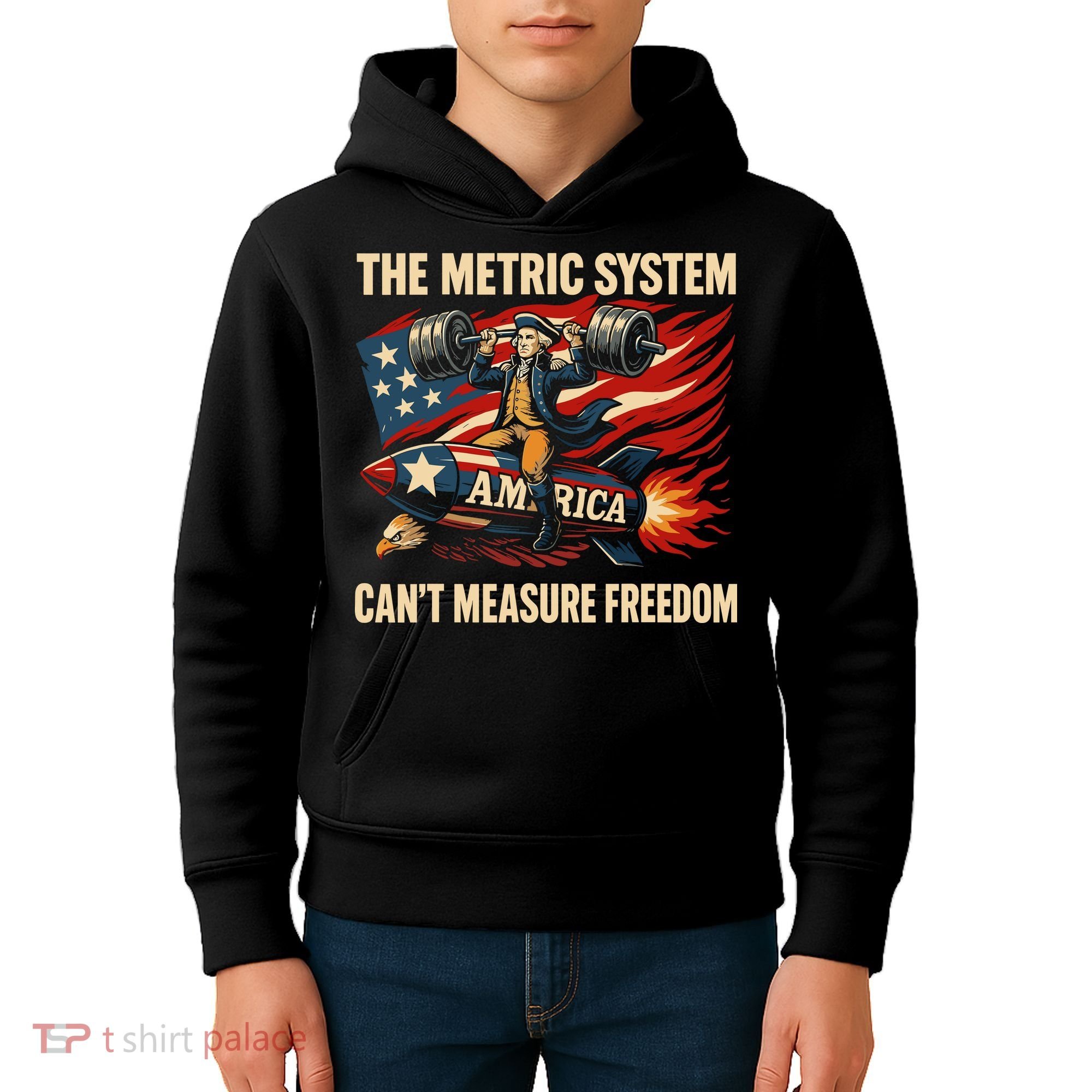 The Metruc System Can't Measure Freedom Kids Hoodie