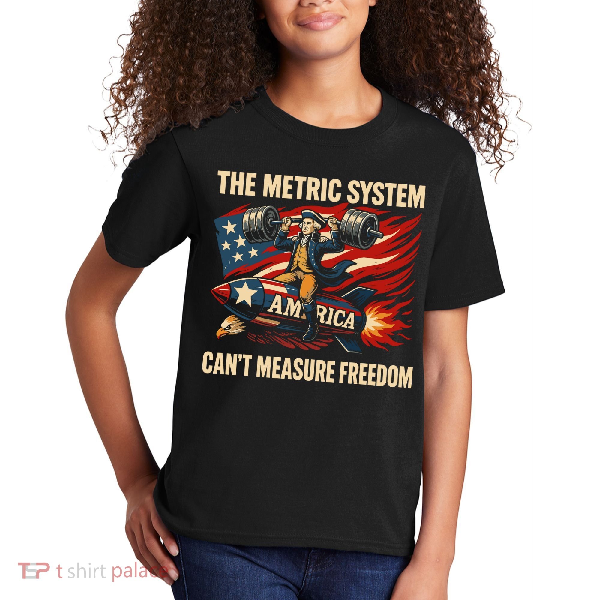The Metruc System Can't Measure Freedom Kids T-Shirt