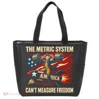 The Metruc System Can't Measure Freedom Tote Bag thumb 0
