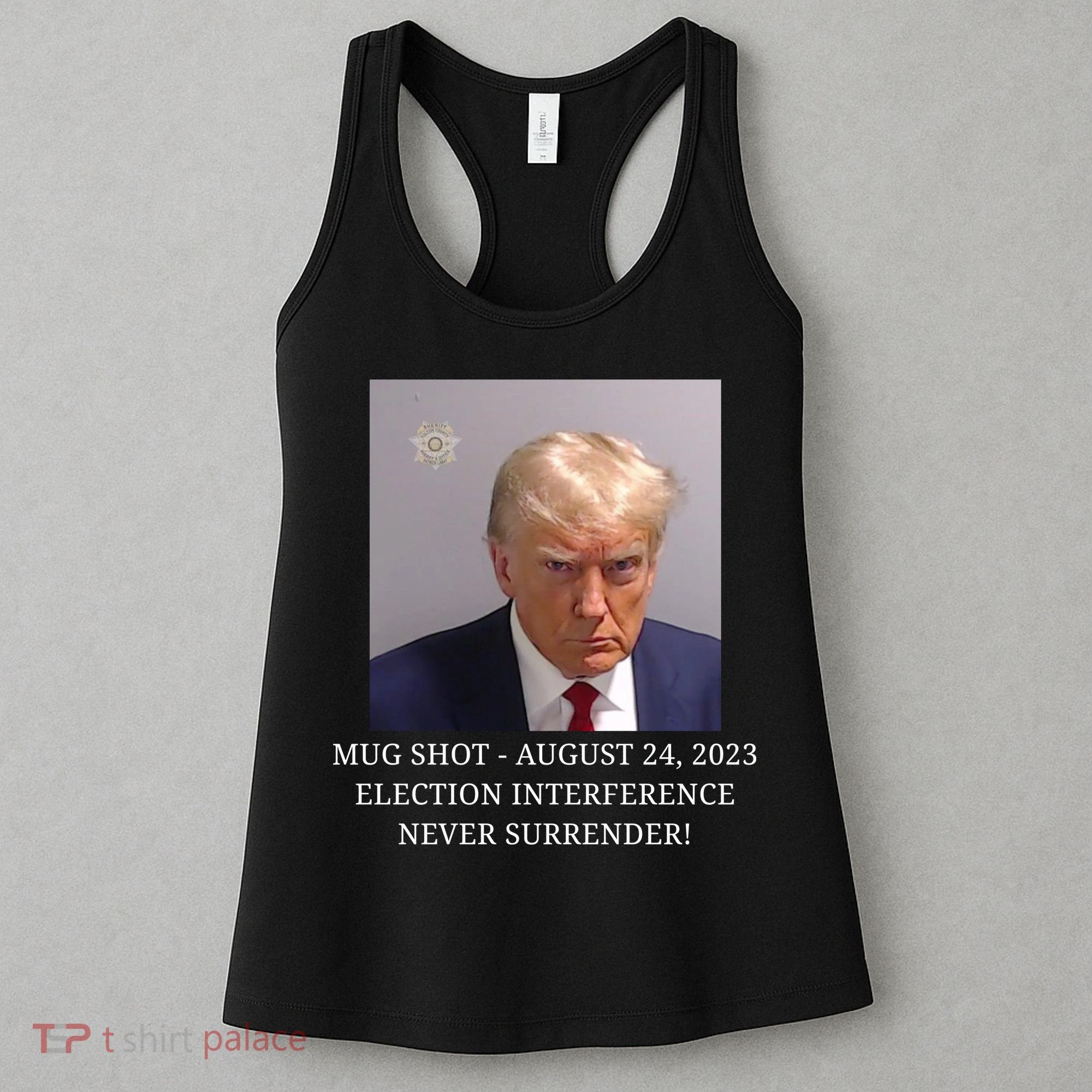 Trump Mug Shot Donald J Trump Mugshot Women's Tank Top