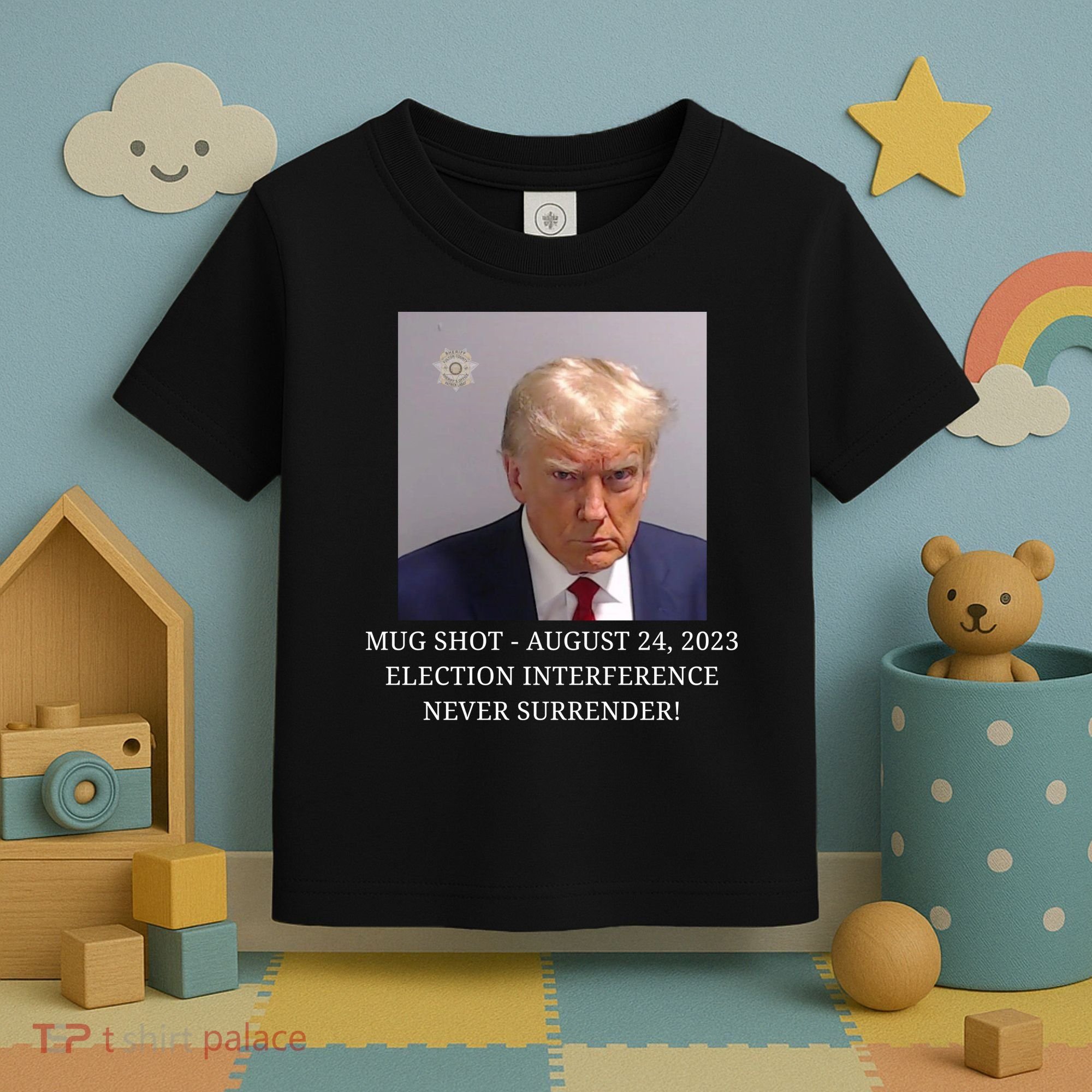 Trump Mug Shot Donald J Trump Mugshot Toddler T-Shirt