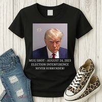 Trump Mug Shot Donald J Trump Mugshot Women's T-Shirt thumb 3