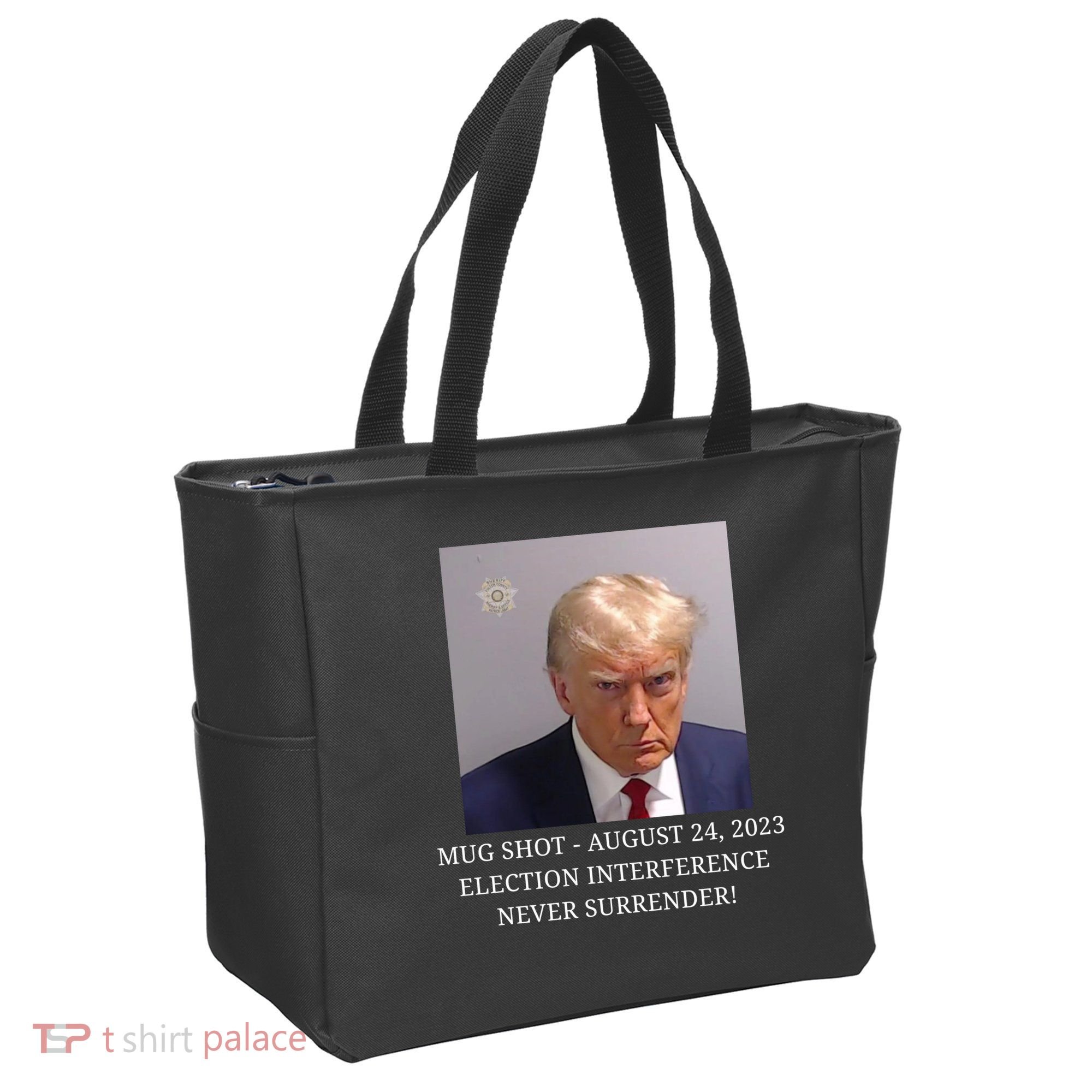 Trump Mug Shot Donald J Trump Mugshot Tote Bag