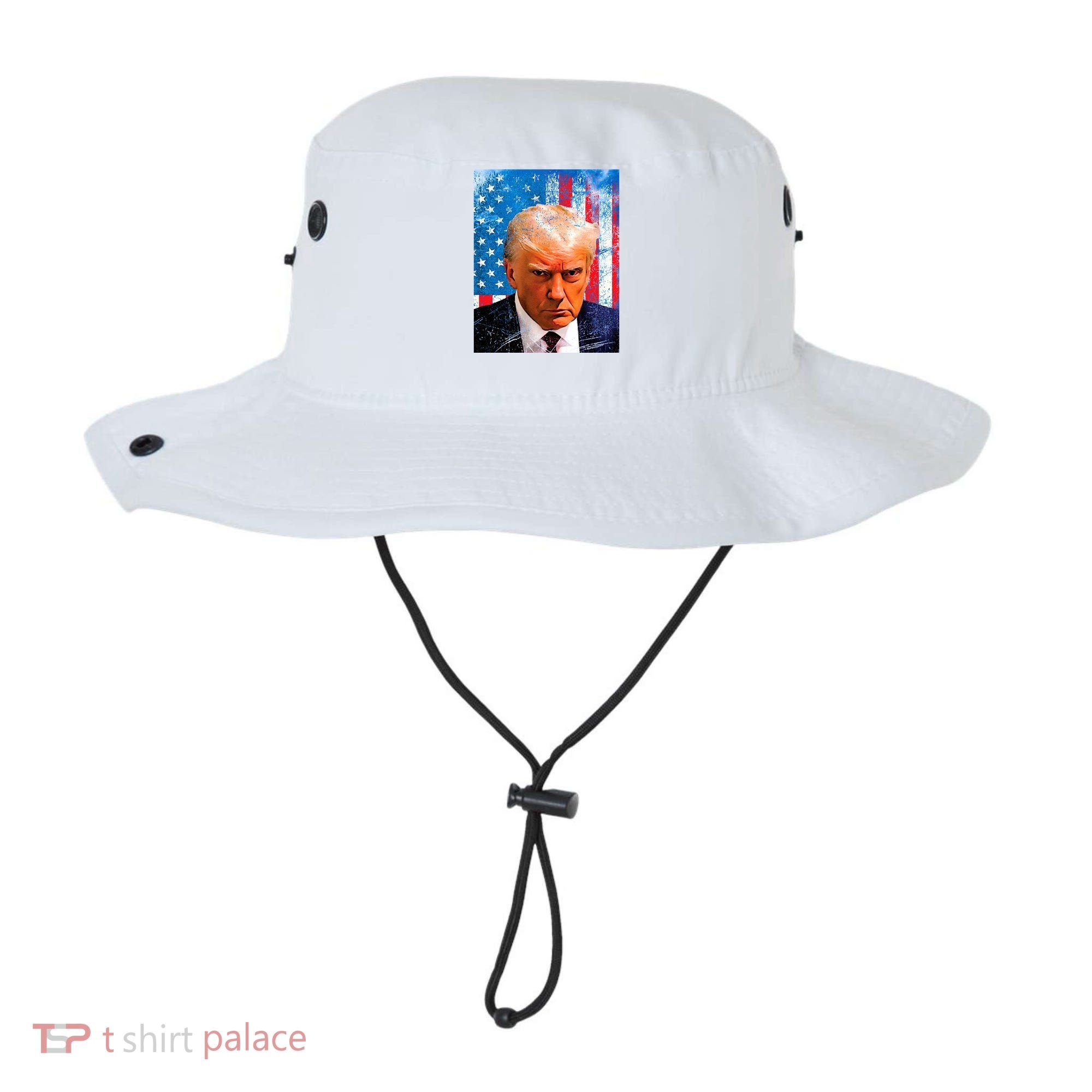 Trump Mug Shot Patriotic Jumbo Size Bucket Hat