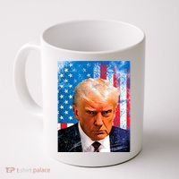 Trump Mug Shot Patriotic Jumbo Size Coffee Mug thumb 0