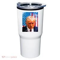 Trump Mug Shot Patriotic Jumbo Size Tumbler thumb 0
