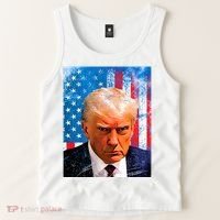 Trump Mug Shot Patriotic Jumbo Size Tank Top thumb 2