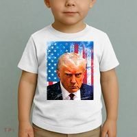 Trump Mug Shot Patriotic Jumbo Size Toddler T-Shirt thumb 2
