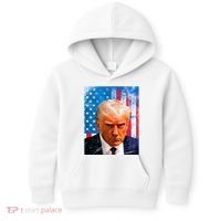 Trump Mug Shot Patriotic Jumbo Size Kids Hoodie thumb 0