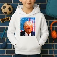Trump Mug Shot Patriotic Jumbo Size Kids Hoodie thumb 2