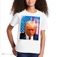 Trump Mug Shot Patriotic Jumbo Size Kids T-Shirt thumb 2