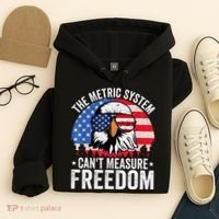 The Metric System CanT Measure Freedom Eagle 4th Of July Hoodie thumb 4