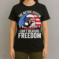 The Metric System CanT Measure Freedom Eagle 4th Of July T-Shirt thumb 4