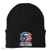 The Metric System CanT Measure Freedom Eagle 4th Of July Beanie thumb 0