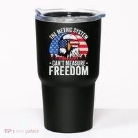 The Metric System CanT Measure Freedom Eagle 4th Of July Tumbler thumb 0