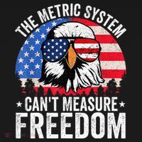 The Metric System CanT Measure Freedom Eagle 4th Of July Baby Bodysuit thumb 2