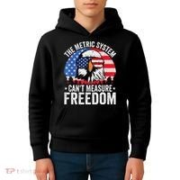 The Metric System CanT Measure Freedom Eagle 4th Of July Kids Hoodie thumb 4