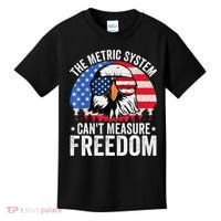 The Metric System CanT Measure Freedom Eagle 4th Of July Kids T-Shirt thumb 0