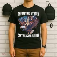 The Metric System CanT Measure Freedom Funny 4th Of July T-Shirt thumb 6