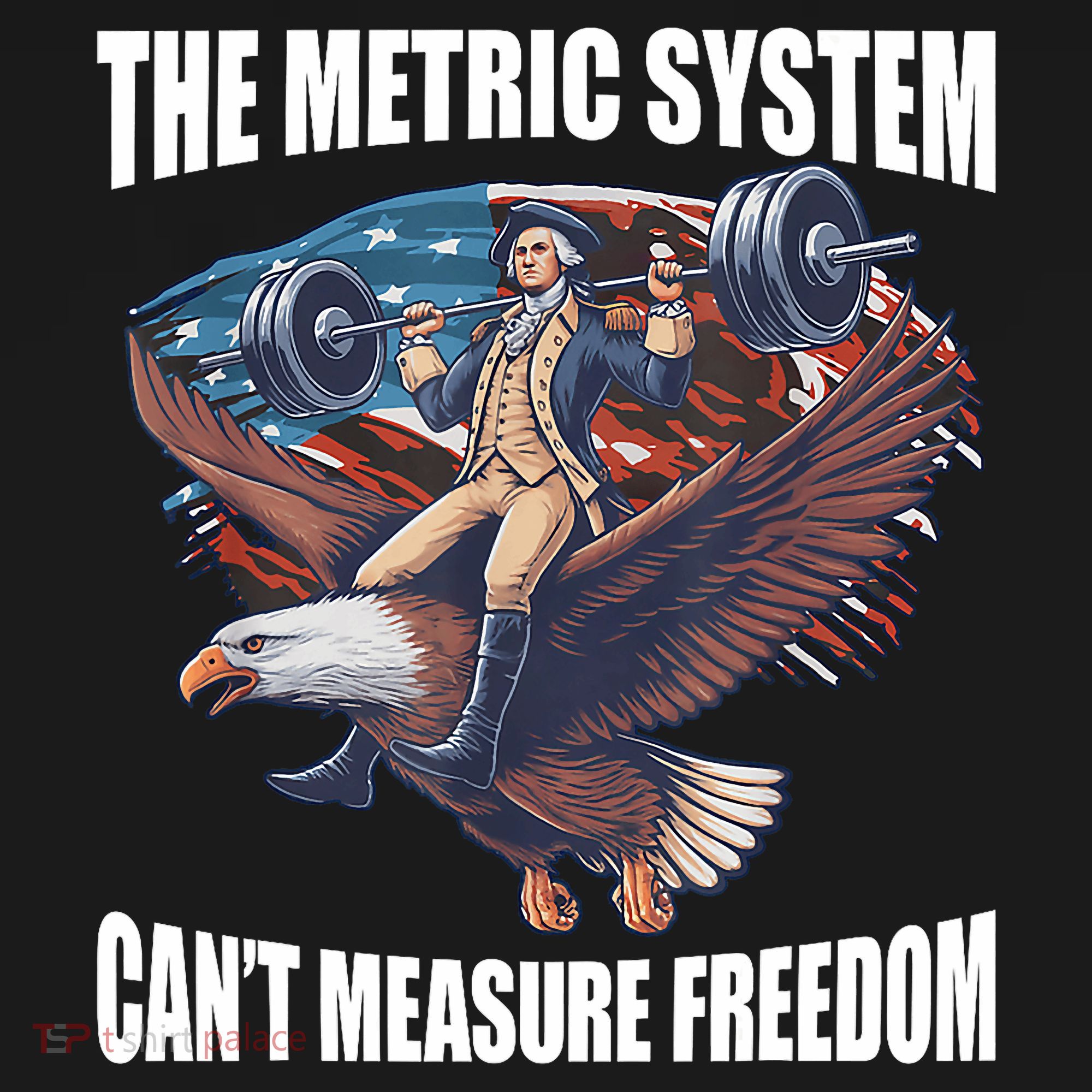 The Metric System CanT Measure Freedom Funny 4th Of July Baby Bodysuit