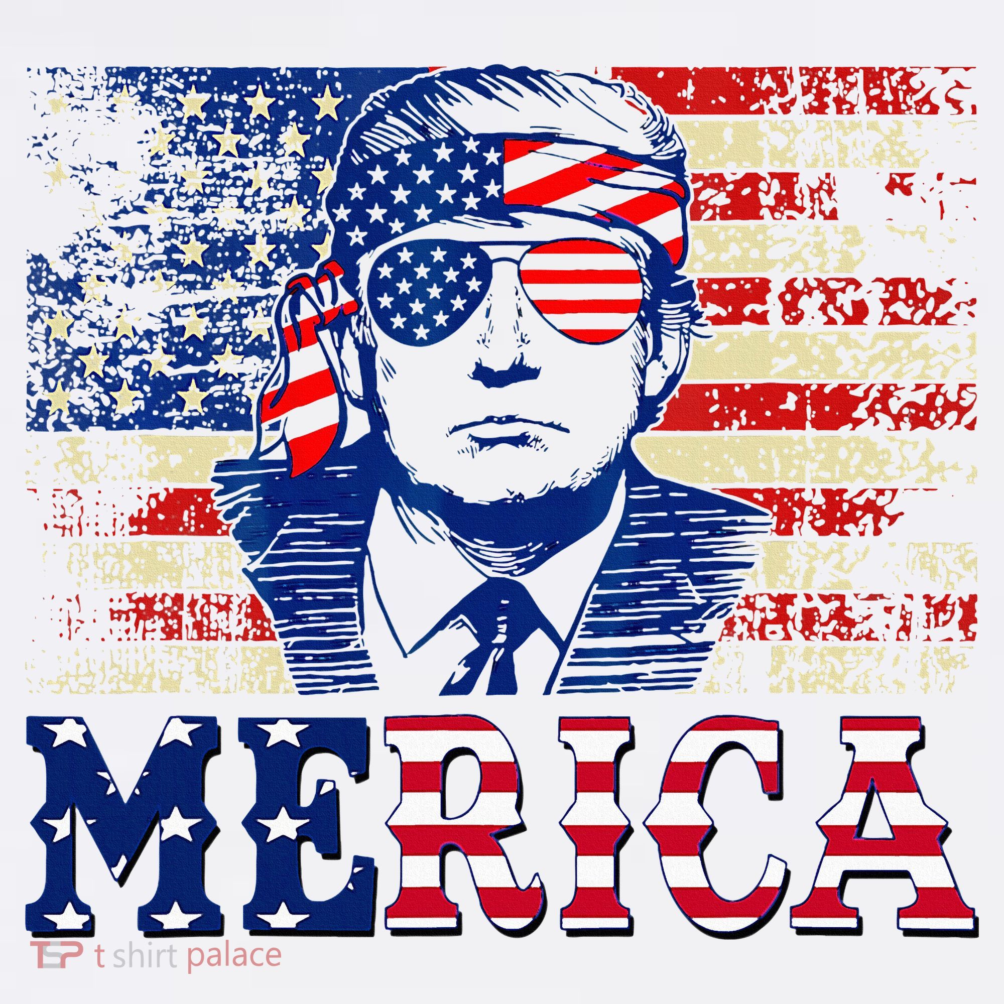 Trump Merica Shirts Fourth 4th Of July Trump American Flag Apron