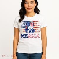 Trump Merica Shirts Fourth 4th Of July Trump American Flag Women's T-Shirt thumb 4